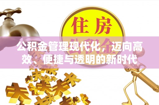 六龟公积金管理现代化，迈向高效、便捷与透明的新时代
