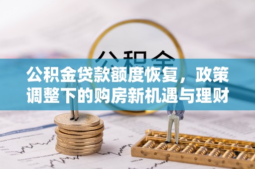 六龟公积金贷款额度恢复，政策调整下的购房新机遇与理财规划