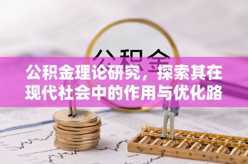 六龟公积金理论研究，探索其在现代社会中的作用与优化路径