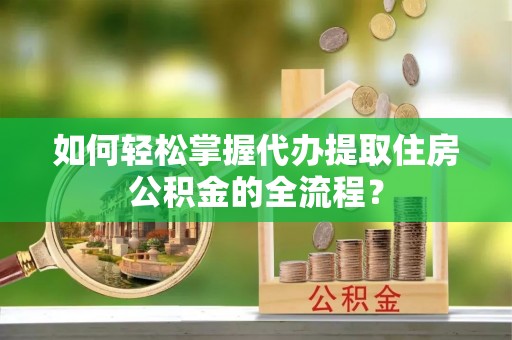 六龟如何轻松掌握代办提取住房公积金的全流程？