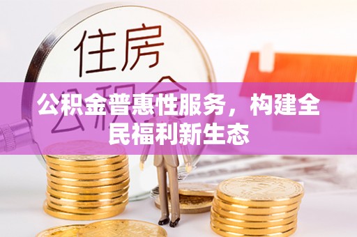 六龟公积金普惠性服务，构建全民福利新生态