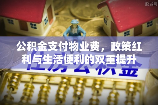 六龟公积金支付物业费，政策红利与生活便利的双重提升