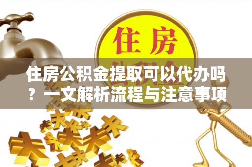六龟住房公积金提取可以代办吗？一文解析流程与注意事项