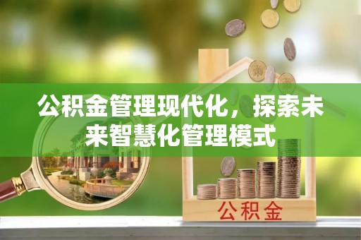 六龟公积金管理现代化，探索未来智慧化管理模式