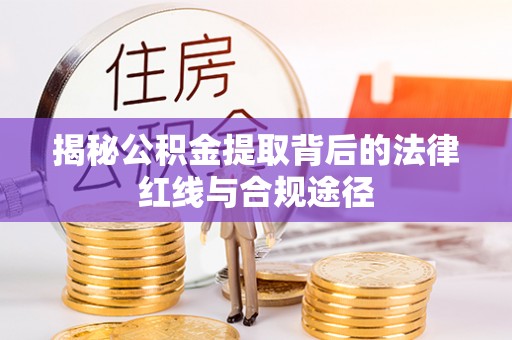 六龟揭秘公积金提取背后的法律红线与合规途径