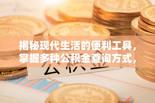 六龟揭秘现代生活的便利工具，掌握多种公积金查询方式，让财富管理更轻松
