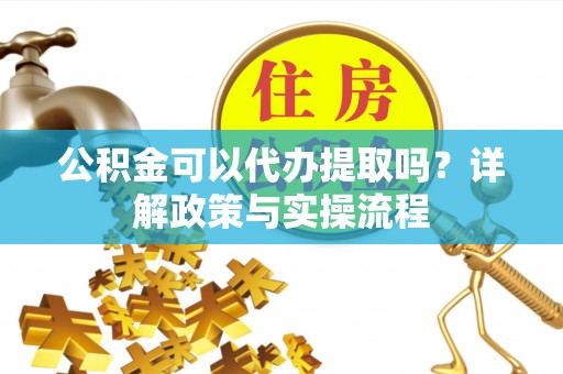六龟公积金可以代办提取吗？详解政策与实操流程
