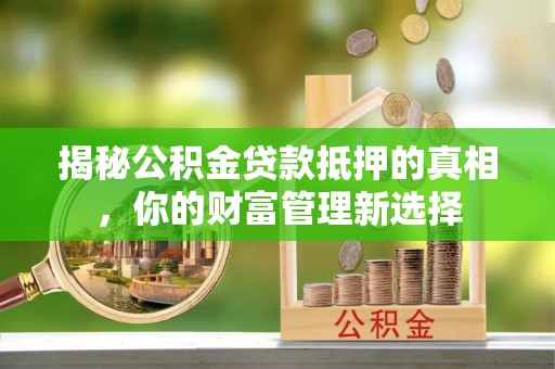 六龟揭秘公积金贷款抵押的真相，你的财富管理新选择