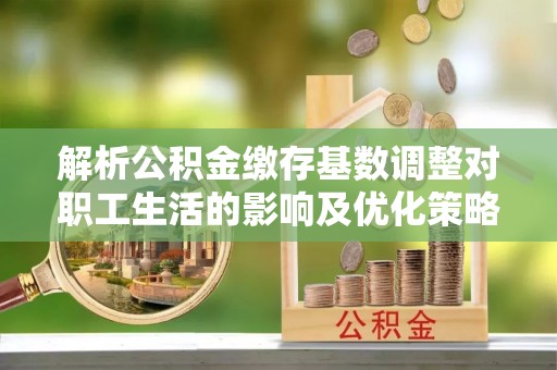 六龟解析公积金缴存基数调整对职工生活的影响及优化策略