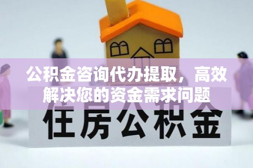 六龟公积金咨询代办提取，高效解决您的资金需求问题