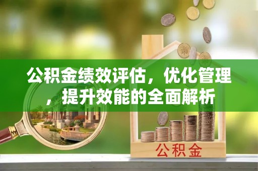 六龟公积金绩效评估，优化管理，提升效能的全面解析