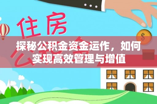 六龟探秘公积金资金运作，如何实现高效管理与增值