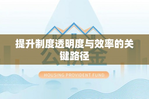 六龟提升制度透明度与效率的关键路径