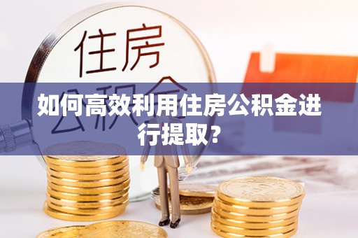 六龟如何高效利用住房公积金进行提取？