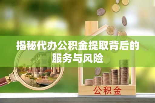 六龟揭秘代办公积金提取背后的服务与风险