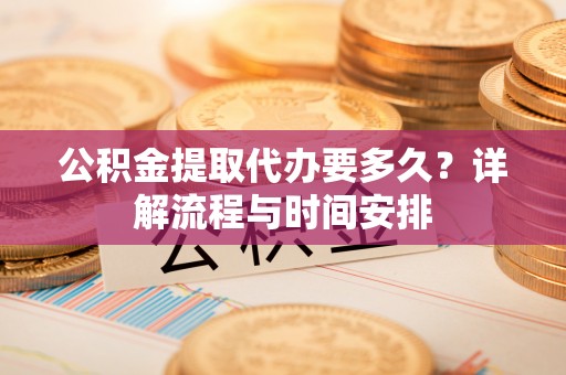 六龟公积金提取代办要多久？详解流程与时间安排