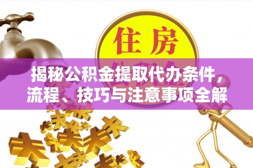 六龟揭秘公积金提取代办条件，流程、技巧与注意事项全解析